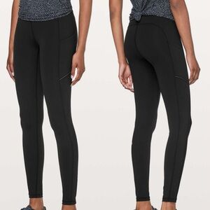Lululemon Speed Up Tight 28" Full On Luxtreme Black Pockets 2